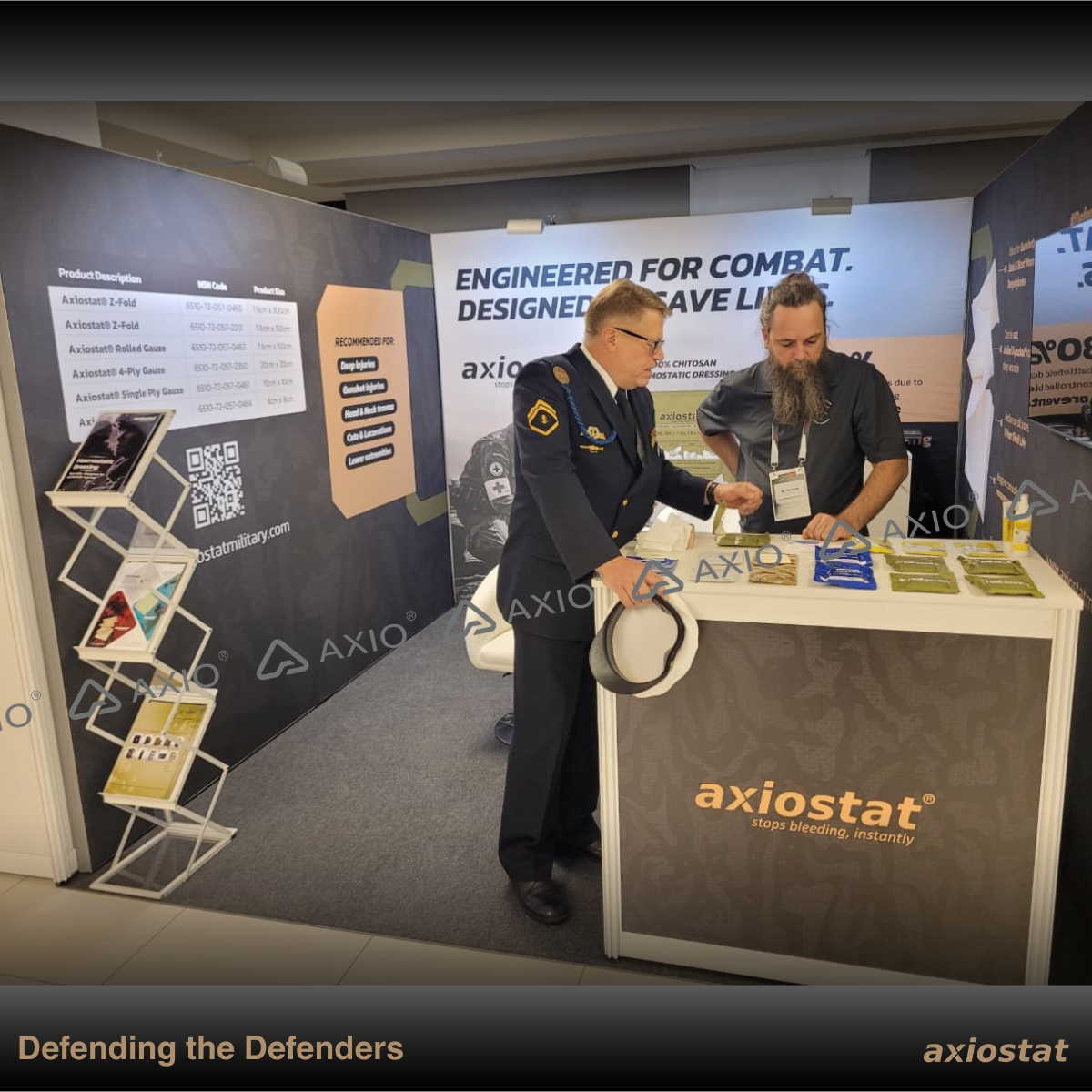 Axiostat military haemostat training and field use